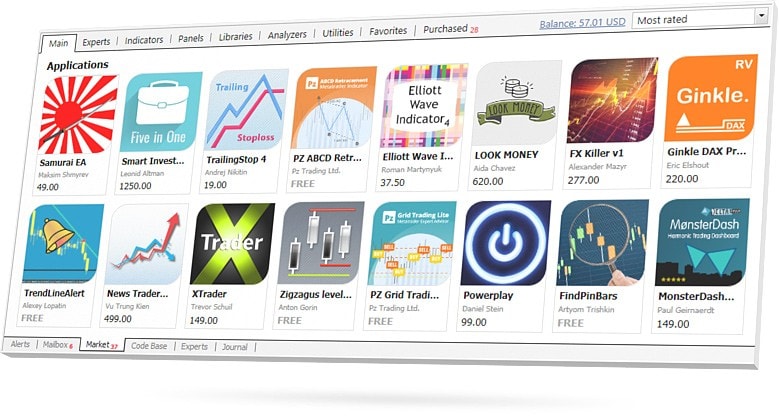 La tienda de robots comerciales e indicadores técnicos en MetaTrader 4 La tienda de robots comerciales e indicadores técnicos en MetaTrader 4